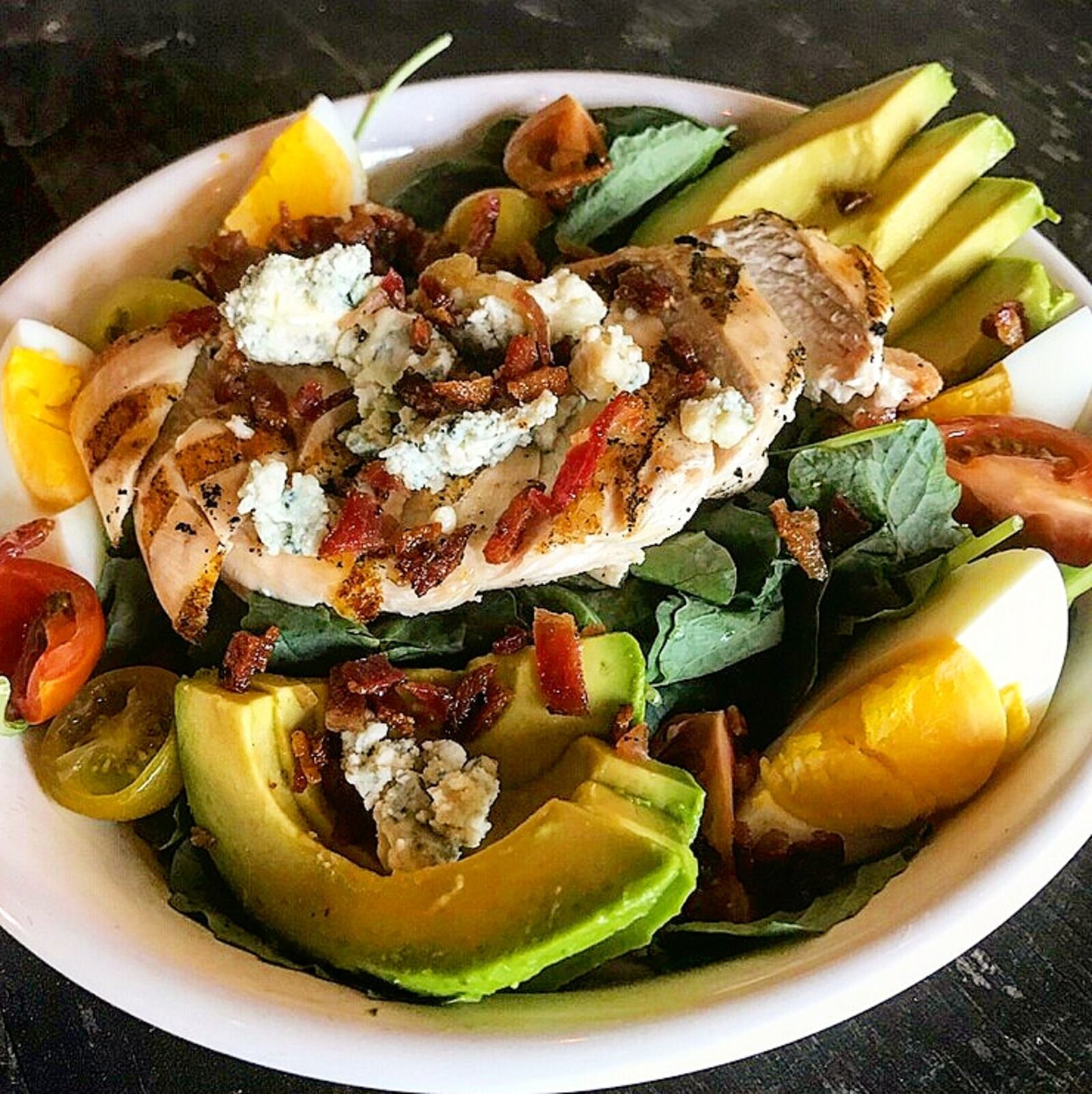 Mudlick's grilled chicken Cobb salad. CONTRIBUTED