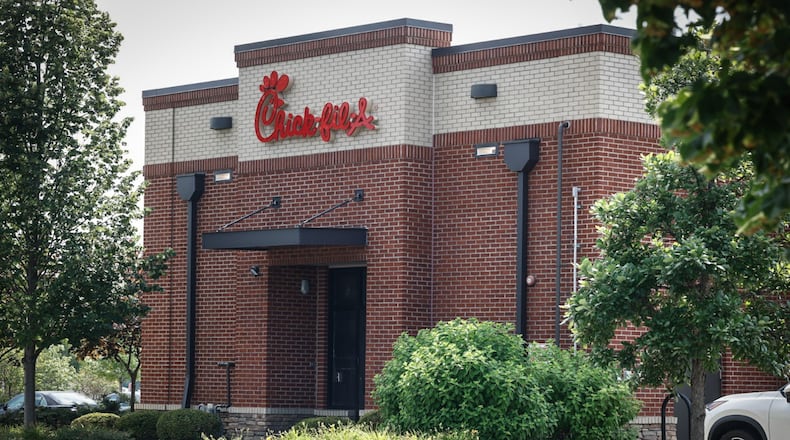 The renovation of the Chick-fil-A at 5301 Cornerstone N. Blvd. in Centerville will include an expanded dining room and revamped drive-thru. The restaurant will shut down for three weeks to allow for the improvements to be made. JIM NOELKER/STAFF