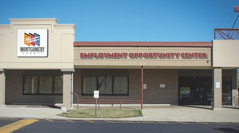 This artist's rendering shows how Montgomery County plans to convert a former ALDI store at Westown Shopping Center into a new Employment Opportunity Center that when finished will house services for job seekers and space for youth mentorship programs in West Dayton. SUBMITTED