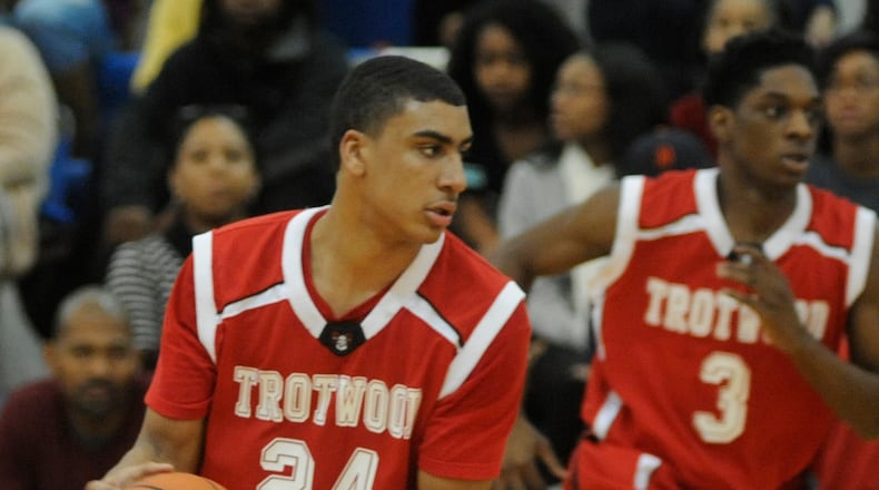 Trotwood’s Torrey Patton. Trotwood-Madison defeated host Dunbar 81-72 in a boys high school basketball game on Tuesday, Jan. 12, 2016. MARC PENDLETON / STAFF