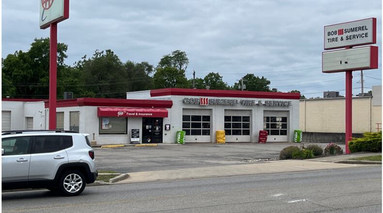 The Bob Sumerel Tire and Service store and AAA office at 603 E. Main St. in Lebanon will close on June 21. The building will be demolished to make way for a new Dunkin' Donuts store.  The tire shop is being closed due to lease expiration and consolidation of area Bob Sumerel location following the merger of the AAA Ohio Auto Club and the AAA Auto Club Alliance in January 2022. ED RICHTER/STAFF
