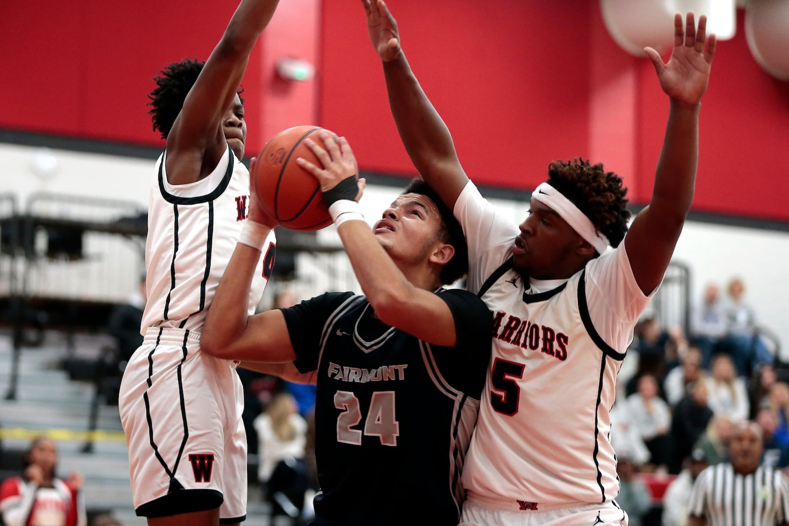 Fairmont defeated Wayne 66-62 in the Greater Western Ohio Conference opener for both teams Friday, Dec. 5, 2025, in Huber Heights. STEVEN WRIGHT / STAFF