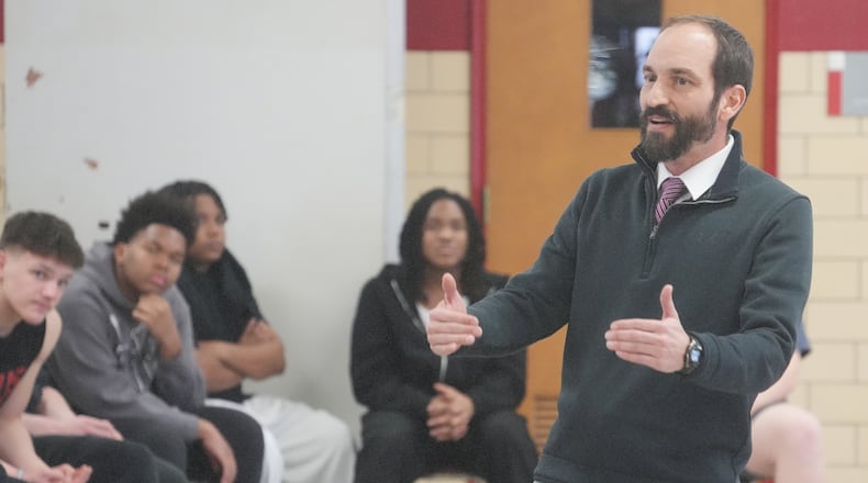 Ryan Jones was announced as the new football head coach at Troy High School on Wednesday, Feb. 25, 2026. CONTRIBUTED