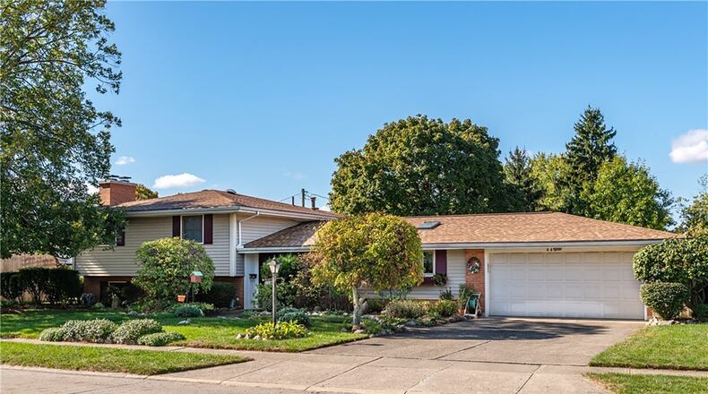 This executive model tri level has a two car attached garage with opener.