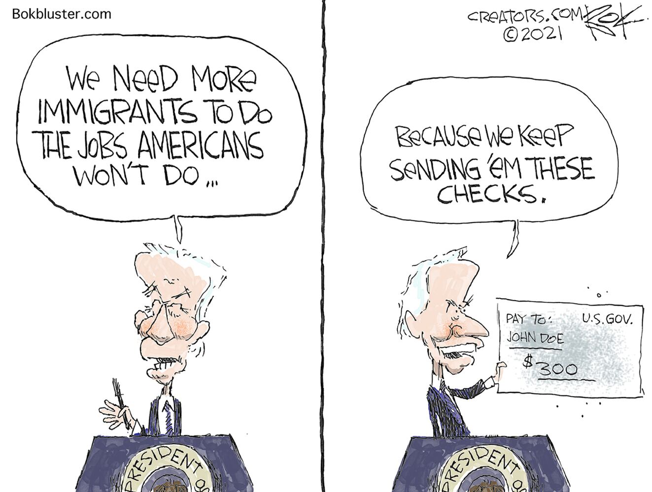 Week in cartoons: Facebook ban, pipeline ransom and more