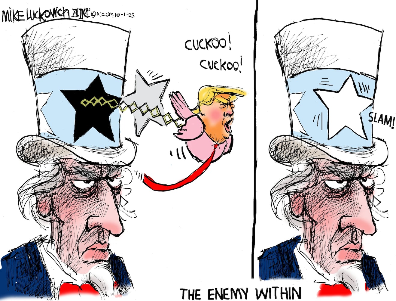 CARTOONS: Mike Luckovich, Oct. 5, 2025