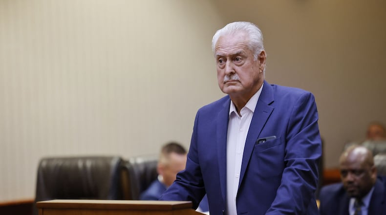 Madison Township trustee Alan Daniel appeared for arraignment in Butler County Common Pleas Court Monday, Sept. 19, 2022 on indicted charges of alleged misuse of his elected office.