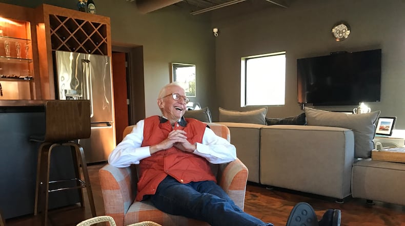 John Higgins sat back in his Killarney Park Garage the other day and talked about his life in racing. Last month, a few weeks shy of 76 and after having battled three forms of cancer – he won again, driving the White Allen Porsche Fabcar to victory in the Classic 24 Hours of Daytona, an endurance race for vintage cars. Tom Archdeacon/CONTRIBUTED