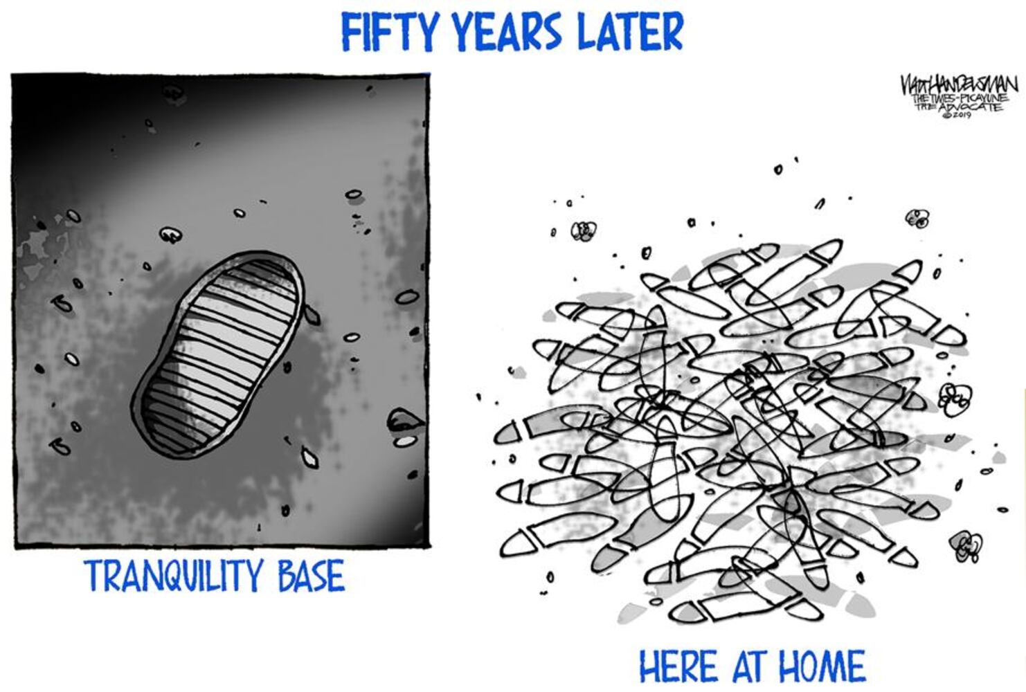 Week in cartoons: 50th anniversary of the moon landing and more