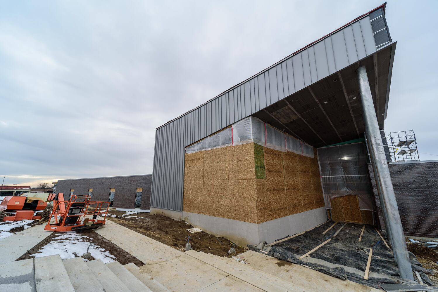 PHOTOS: A look at construction at the Dayton Metro Library’s new Huber Heights Branch