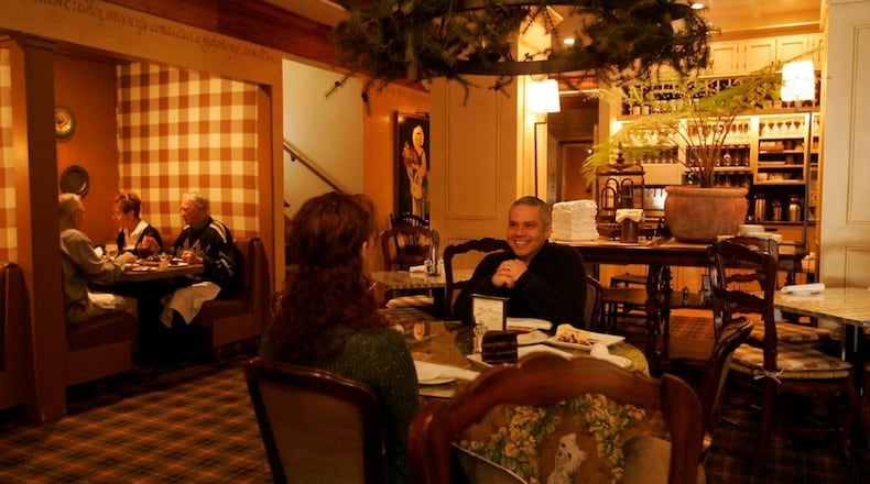 This photo shows the dining room of the Coldwater Cafe in Tipp City in 2010. Staff file photo by Jim Witmer