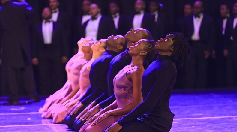 Dayton Contemporary Dance Company presents its ninth installment of its gospel-themed concert “In the Spirit of… Joy” Saturday and next Sunday at Dayton Masonic Center. The concert will feature a community choir and instrumentalists. CONTRIBUTED
