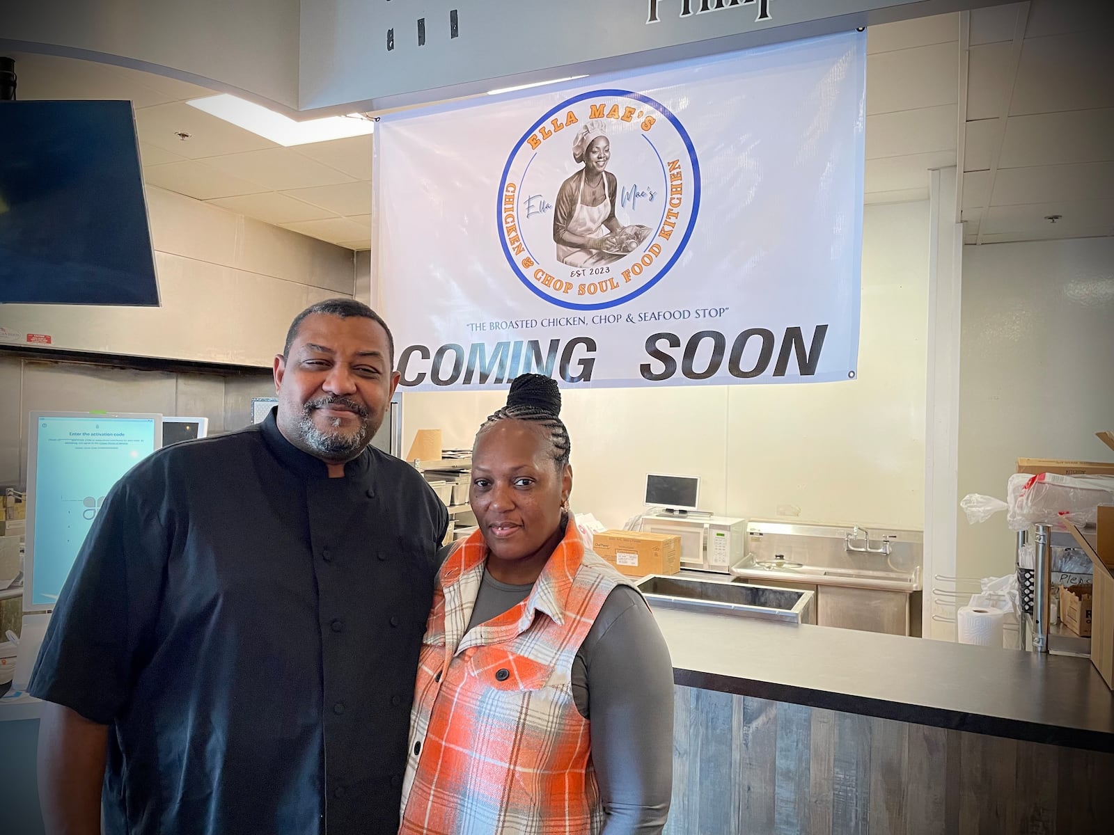 Ella Mae’s Chicken & Chop Soul Food Kitchen is coming soon to W. Social Tap & Table in Dayton’s Wright Dunbar District. Pictured are owners Leiland and Melanie Woods. NATALIE JONES/STAFF