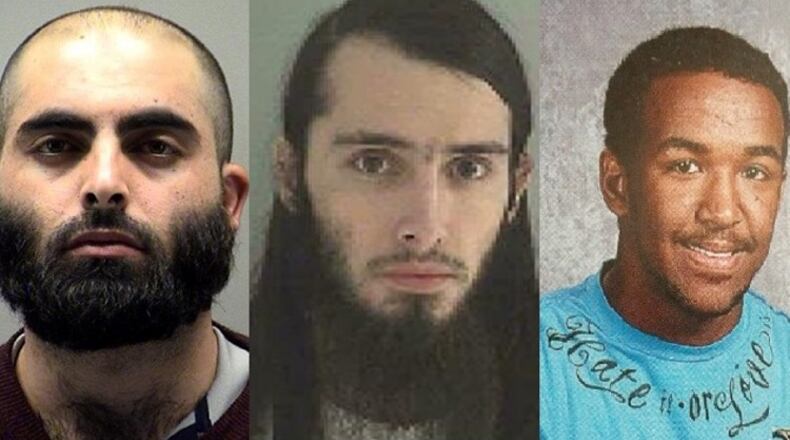 Southwest Ohio residents Laith Alebbini, Christopher Lee Cornell and Munir Abdulkader were each arrested on terrorism-related charges. STAFF ILLUSTRATION / CONTRIBUTED