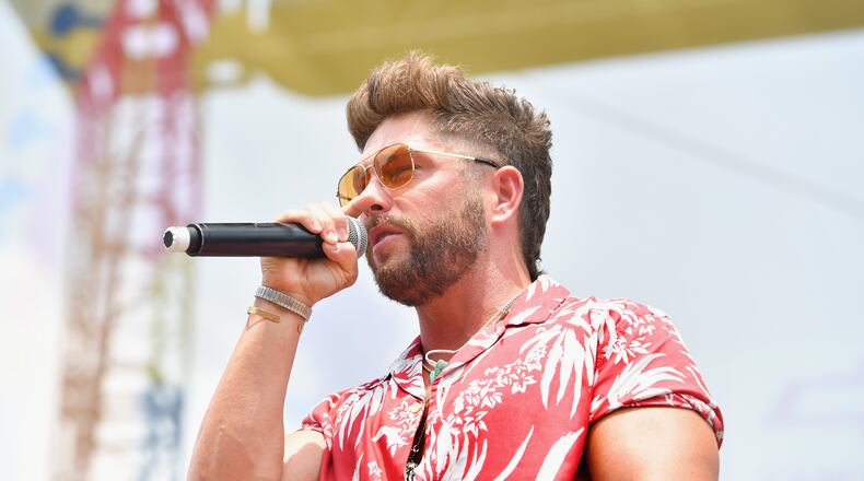 NASHVILLE, TN - JUNE 08: (EDITORIAL USE ONLY) Chris Lane performs during the 2018 CMA Music festival at the on June 8, 2018 in (Photo by Erika Goldring/Getty Images)