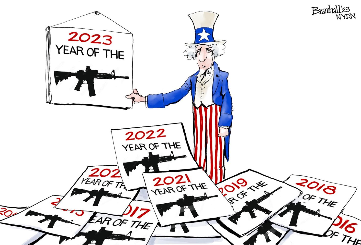 WEEK IN CARTOONS: Classified documents, mass shootings and more