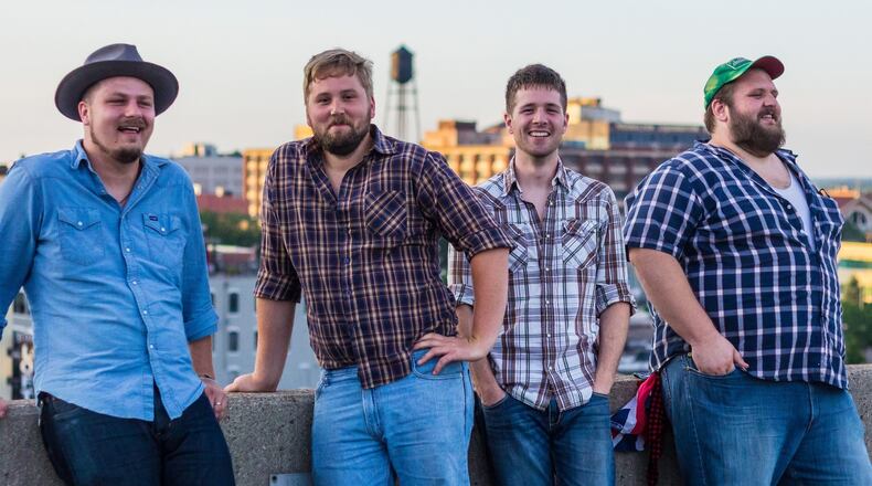 The Pure Acoustic show at the “Old” Yellow Cab Bldg. in Dayton on Saturday, Feb. 6 features unplugged performances by the New Old-Fashioned (pictured), the 1984 Draft, Shrug and Cricketbows. CONTRIBUTED