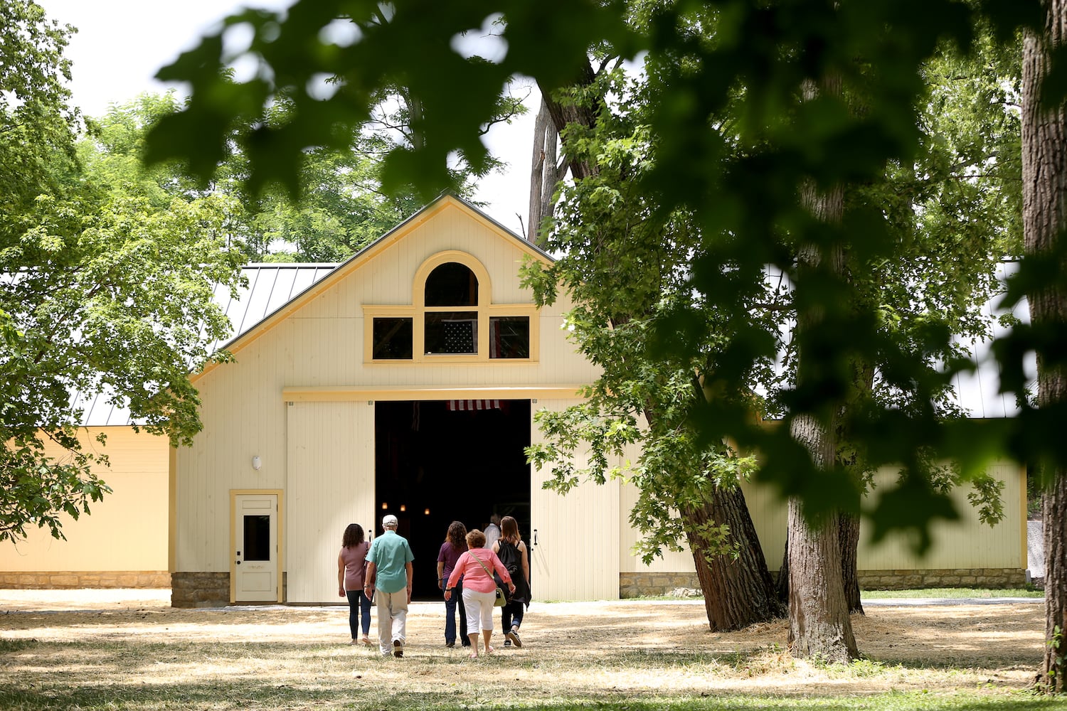 The historic Montgomery County Fairground Horse Barn 17 was dedicated Thursday, June 24 at Carillion Historical Park.