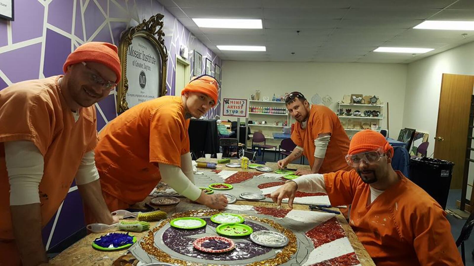 Dayton raised artist Jes McMillan is in the process of establishing the East Dayton Arts District. The mosaic artists has done work with a variety of people.