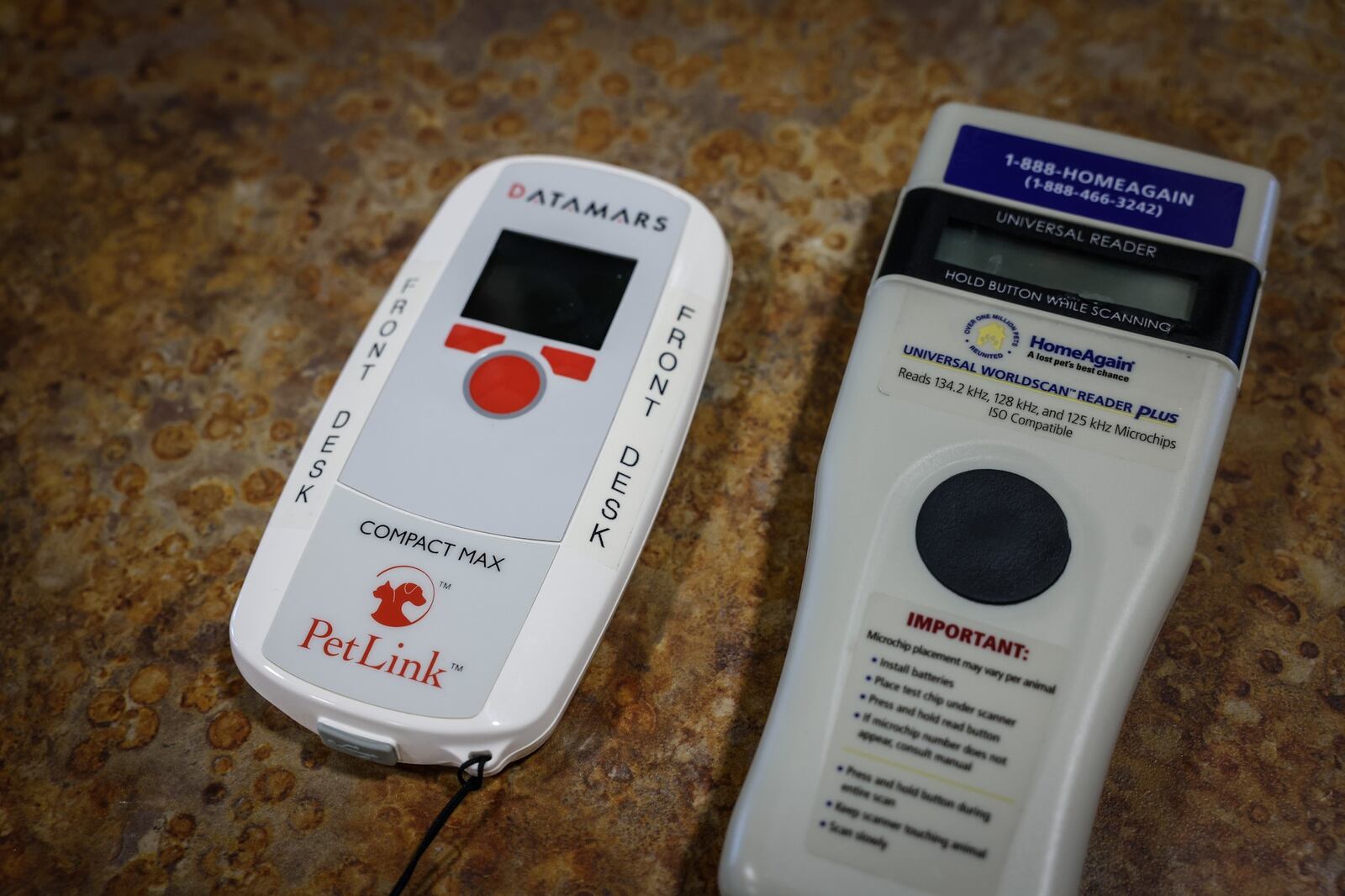 Microchip scanners are now being used by police to attempt to identify lost pets before they end-up at the Animal Resource Center. JIM NOELKER/STAFF