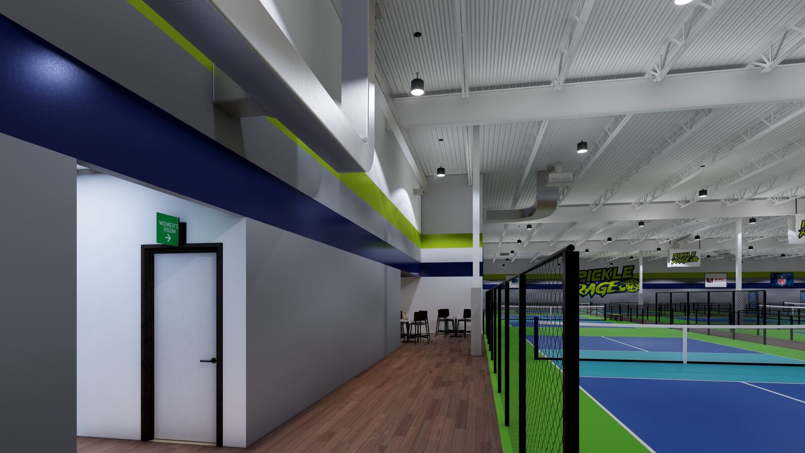 PickleRage at Centerville is slated to open at 359 Miamisburg Centerville Road in Washington Twp. in mid-to-late 2025. The indoor pickleball club franchise's courts have the ability to video record and live-stream a match. CONTRIBUTED