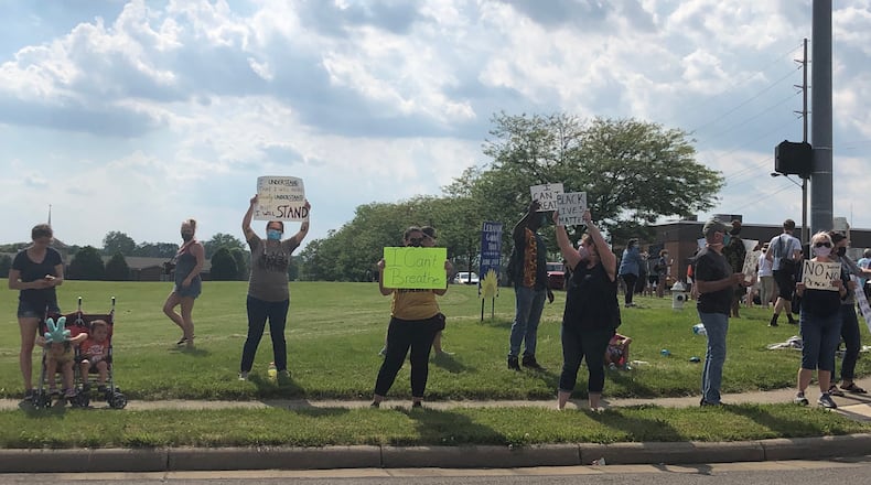 A Solidarity Rally was held on June 3 across from lebanon Junior high School. STAFF/LAWRENCE BUDD