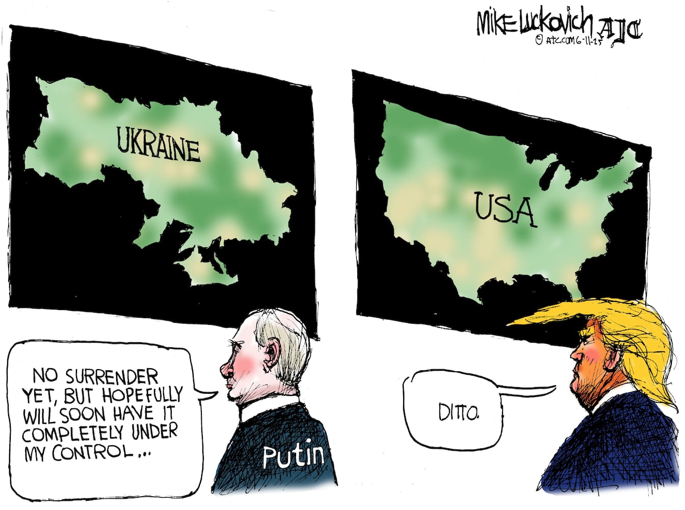 CARTOONS: Mike Luckovich, June 13, 2025