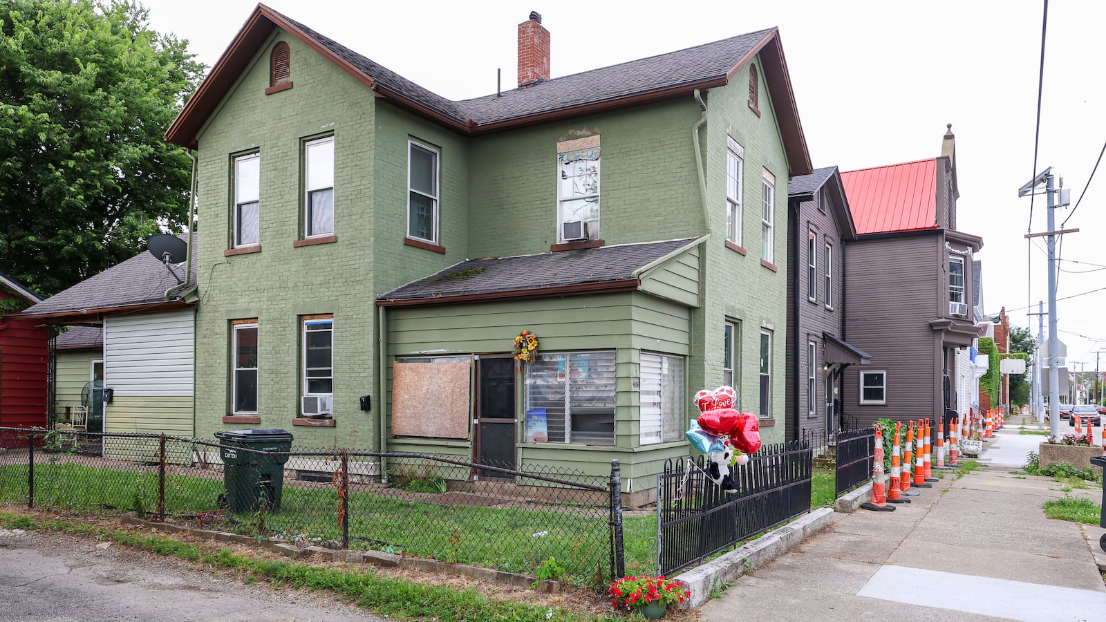 Hershall Creachbaum, a 7-year-old autistic boy with cerebral palsy, was found dead on July 12 near the home on 404 Xenia Avenue where he lived with his mother Ashley Johnson and her boyfriend Michael Kendrick. According to court records, Kendrick said the boy died in late May a day after he pushed him down and punched him twice in the head. BRYANT BILLING / STAFF