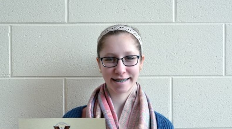 Salma Albezreh received a Certificate of Excellence from the Prudential Spirit of Community Awards and a President's Service Award.