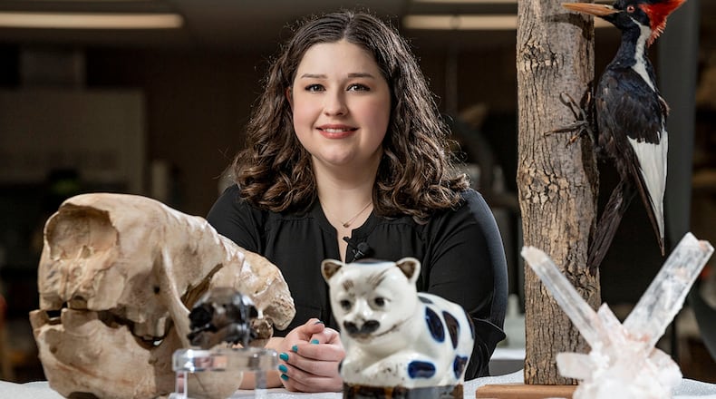 Anna Helmig, a Xenia native, oversees the care of 1.8 million artifacts at the Boonshoft Museum of Discovery. CONTRIBUTED