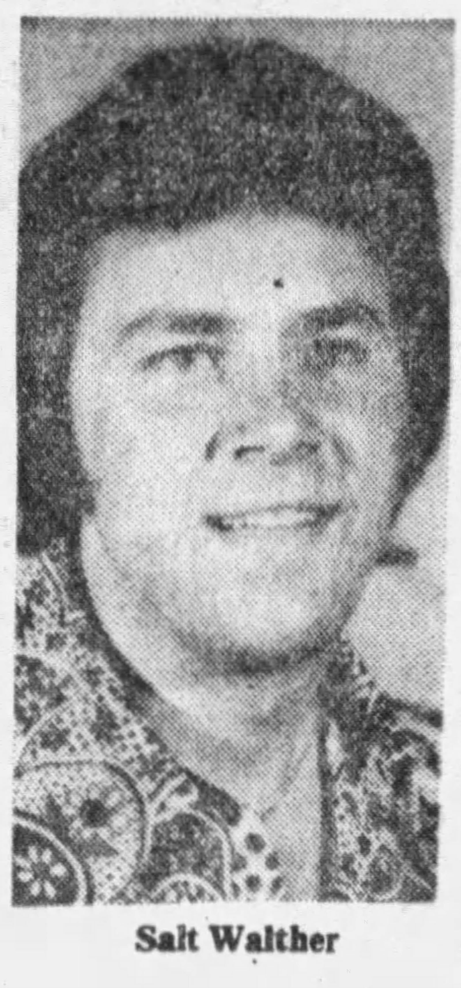 Salt Walther 1976. JOURNAL HERALD ARCHIVES