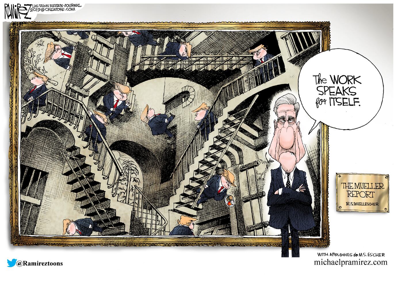 Week in cartoons: Mueller speaks and more
