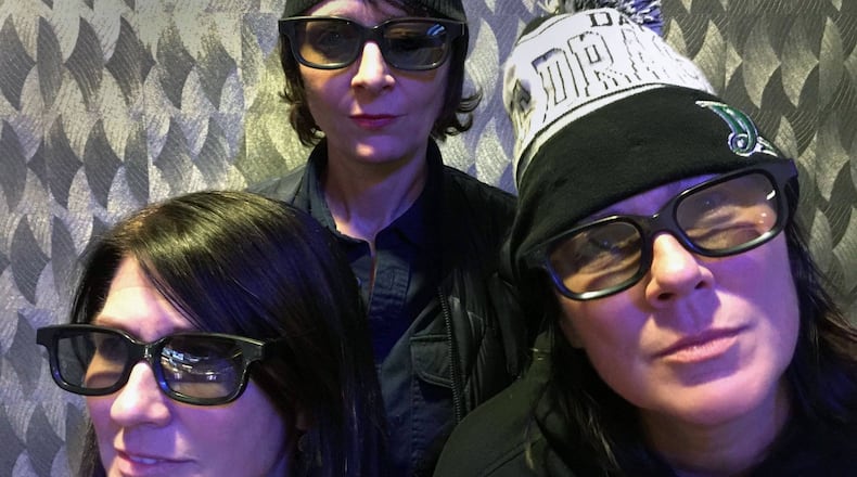 The seminal 1990s alt-rock band, The Breeders, fronted by the Dayton-born Deal sisters (left and right) will be performing at MusicNow on April 28. CONTRIBUTED