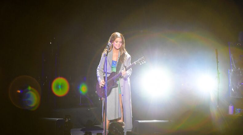 NASHVILLE, TENNESSEE - OCTOBER 18: Maren Morris performs at Ascend Amphitheater on October 18, 2019 in Nashville, Tennessee. (Photo by Jason Kempin/Getty Images)