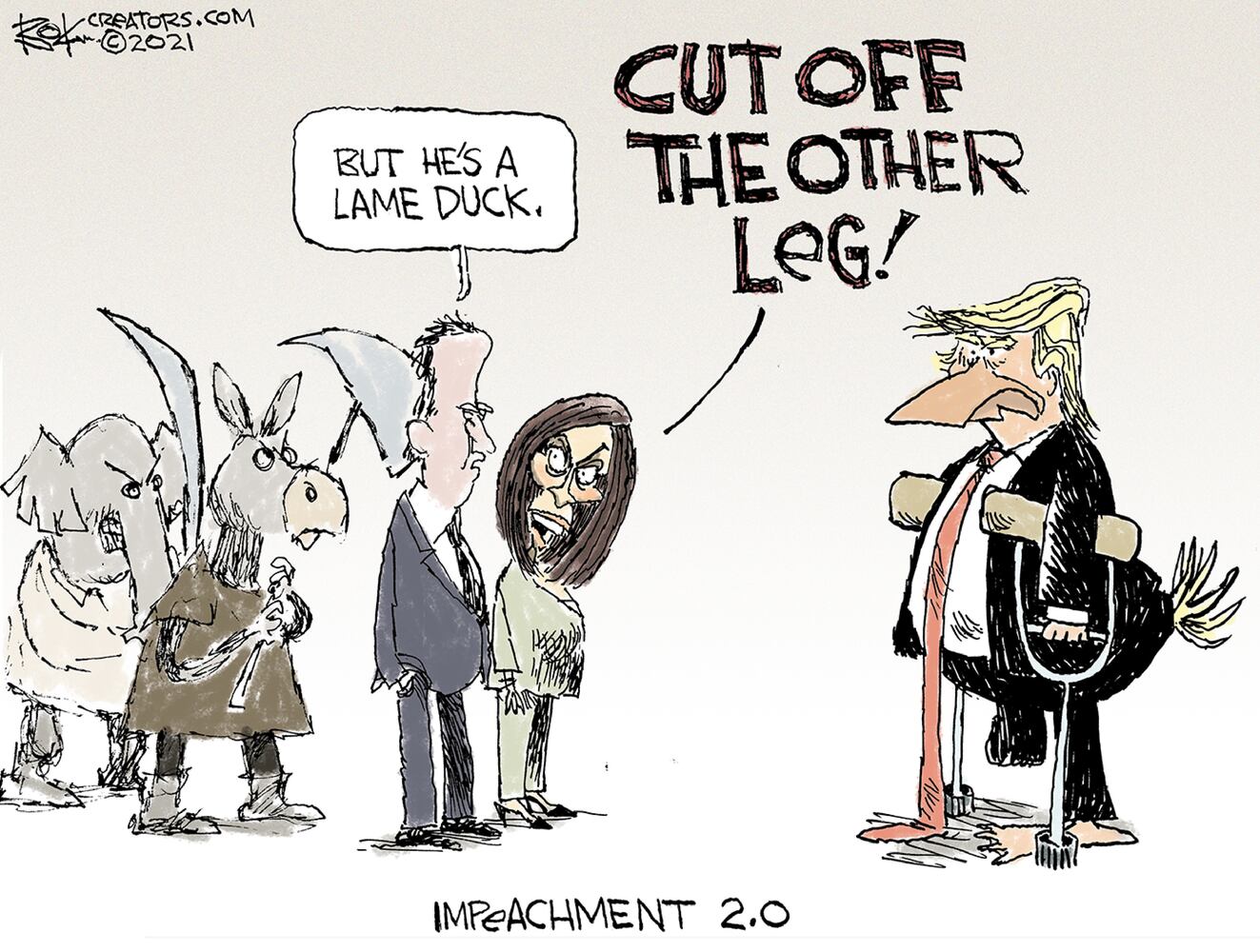 Week in cartoons: Impeachment, vaccines, and more