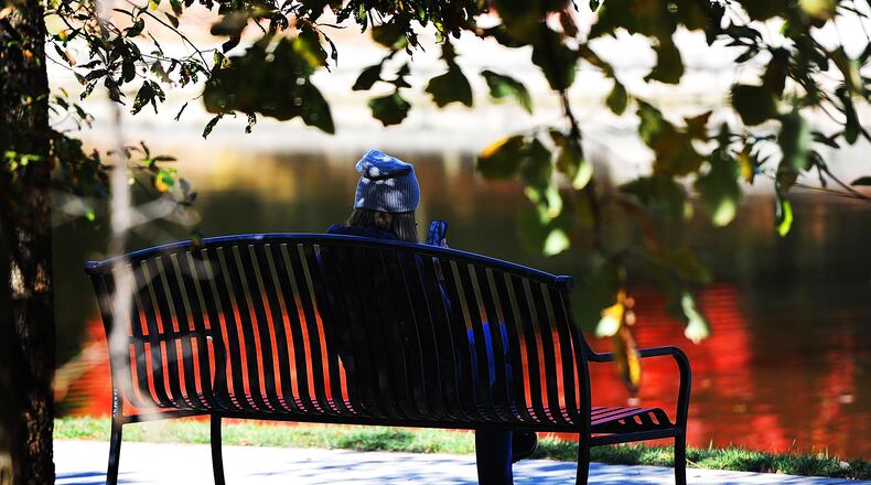 As the days grow shorter and the air gets cooler, Mother Nature has started pulling back the blanket of green foliage to reveal the bright reds, yellows, oranges and browns of autumn at Lincoln Park in Kettering. MARSHALL GORBY\STAFF