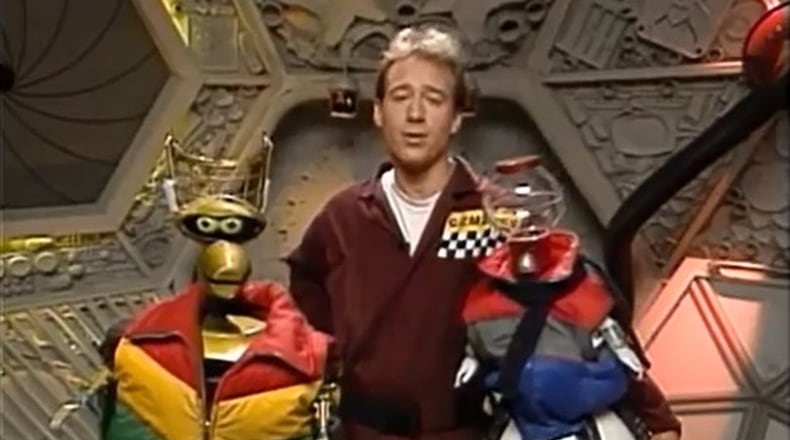 Crow, Joel Hodgson and Tom Servo on the original Mystery Science Theater 3000. CONTRIBUTED