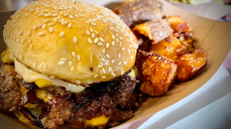 Koji Burger will take over the Jollity space at 127 E. Third St. in Dayton’s Fire Blocks District this fall. NATALIE JONES/STAFF