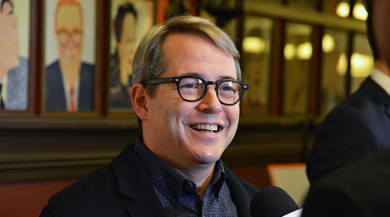 NEW YORK, NY - JANUARY 13: Actor Matthew Broderick attends Broadway's "It's Only a Play" cast photo call at Sardi's on January 13, 2015 in New York City. (Photo by Slaven Vlasic/Getty Images)