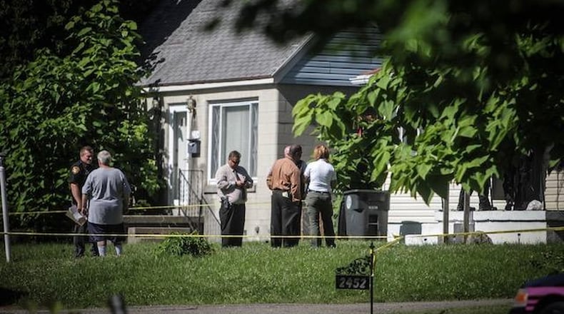Jvonte Johnston, 2, was found suffering from a gunshot wound inside this Wheeler Avenue home and later died from the injury on Monday, June 4, 2018. JIM NOELKER / STAFF