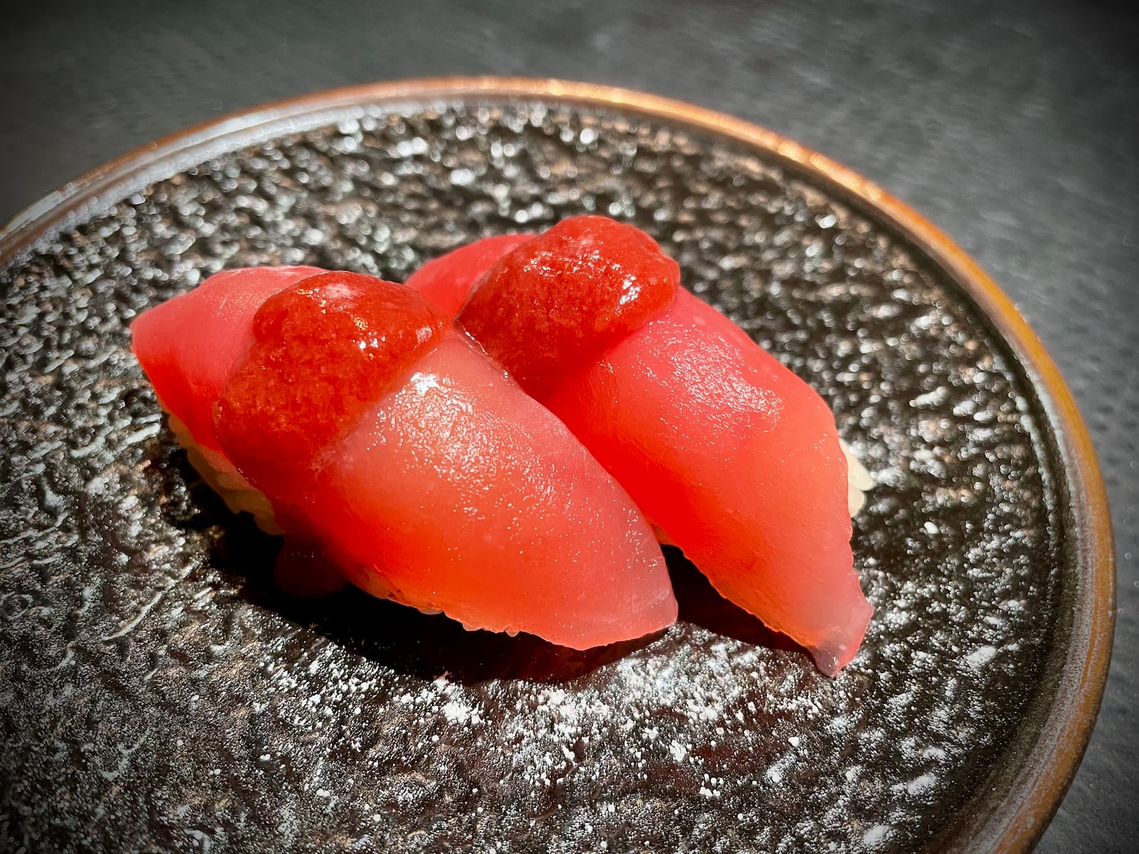 Dozo, an elevated sushi experience in the back room of Tender Mercy in downtown Dayton, has reopened with a new chef and menu. NATALIE JONES/STAFF