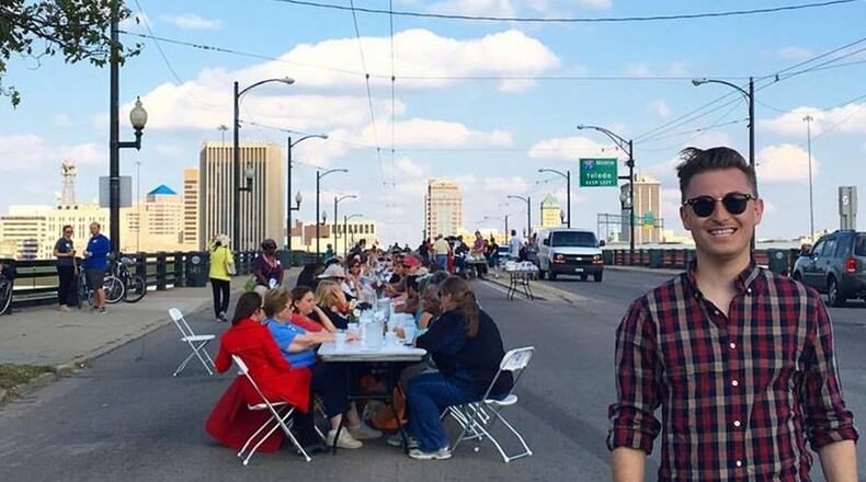 City of Dayton Legislative Aide Bryan Stewart founded The Longest Table Dayton, an UpDayton project. CONTRIBUTED