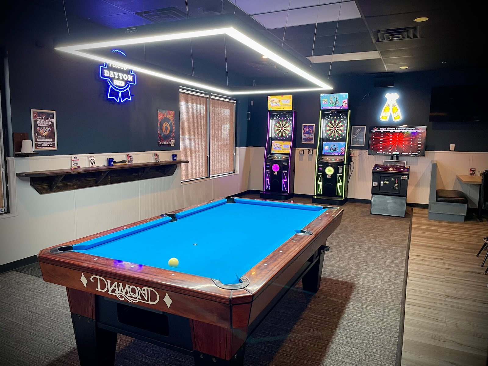 Dart’N Somewhere Bar & Grill is located at 1060 Patterson Road in Dayton. NATALIE JONES/STAFF