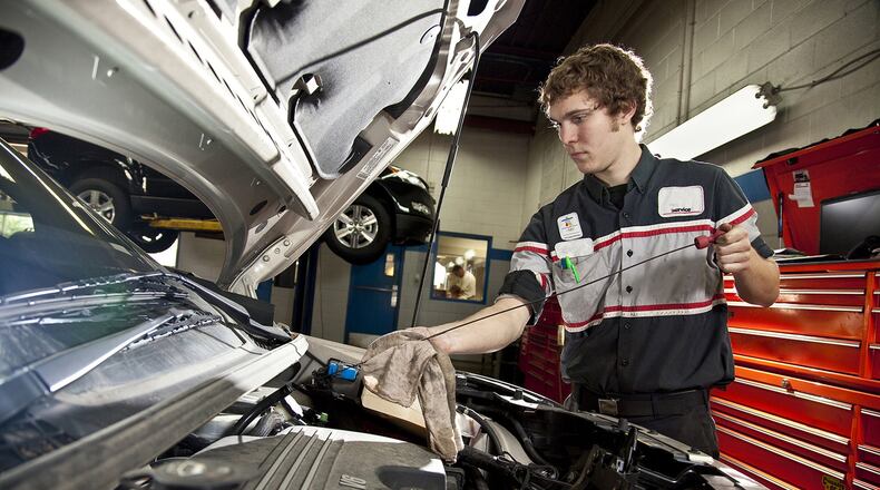 Drivers may have heard that today s vehicles were built to go longer periods of time between oil changes and tuneups than the vehicles of yesteryear. But drivers should still adhere to manufacturer-recommended maintenance guidelines. Metro News Service photo