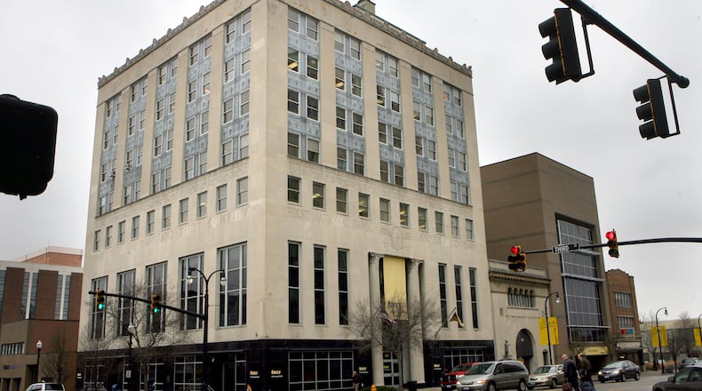 The First Financial Bank building in downtown Hamilton. Staff photo/Greg Lynch