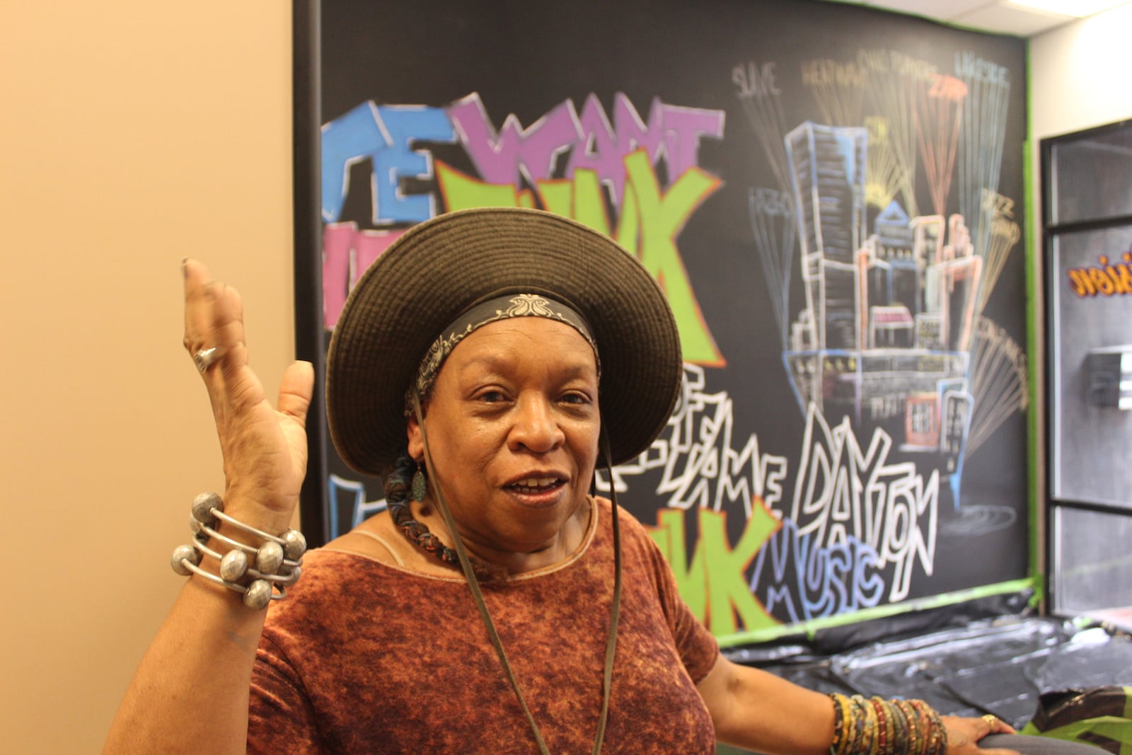 Artist and teacher Delora Buford-Buchanan designed costumes for 13 Dayton funk acts.