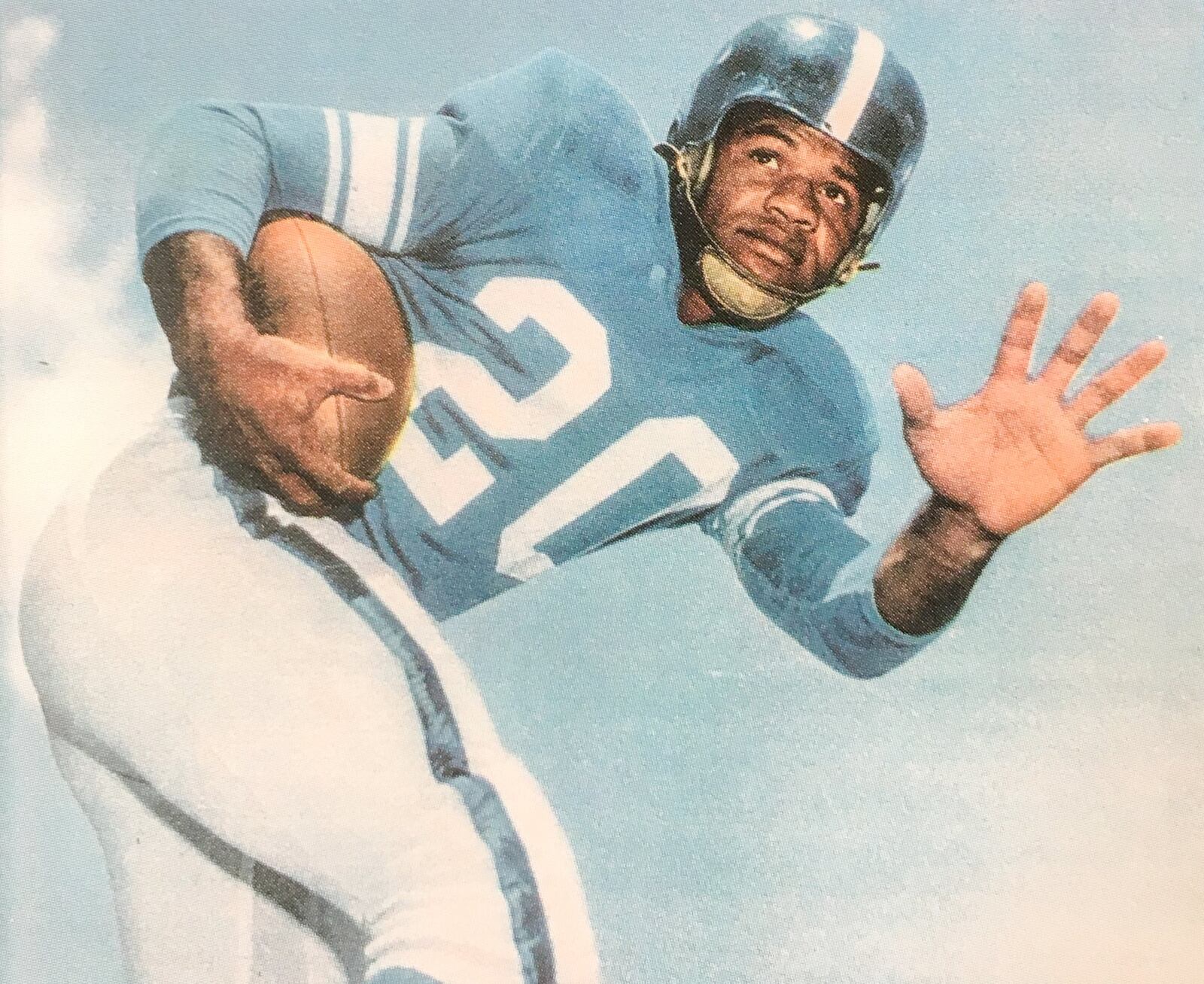 George Taliaferro was a three-time college football All American at Indiana University. Taliaferro, now 90 and living in West Chester Twp., saw his college career interrupted with a stint in the Army and still became the first African American drafted into the National Football League when the Chicago Bears picked him in 1949. He played five years in the NFL with New York, Dallas, Baltimore and Philadelphia and was three times named All-Pro. After football he went on to be a professor at Indiana University and was enshrined in the College Football Hall of Fame. PHOTO COURTESY OF INDIANA UNIVERSITY ARCHIVES