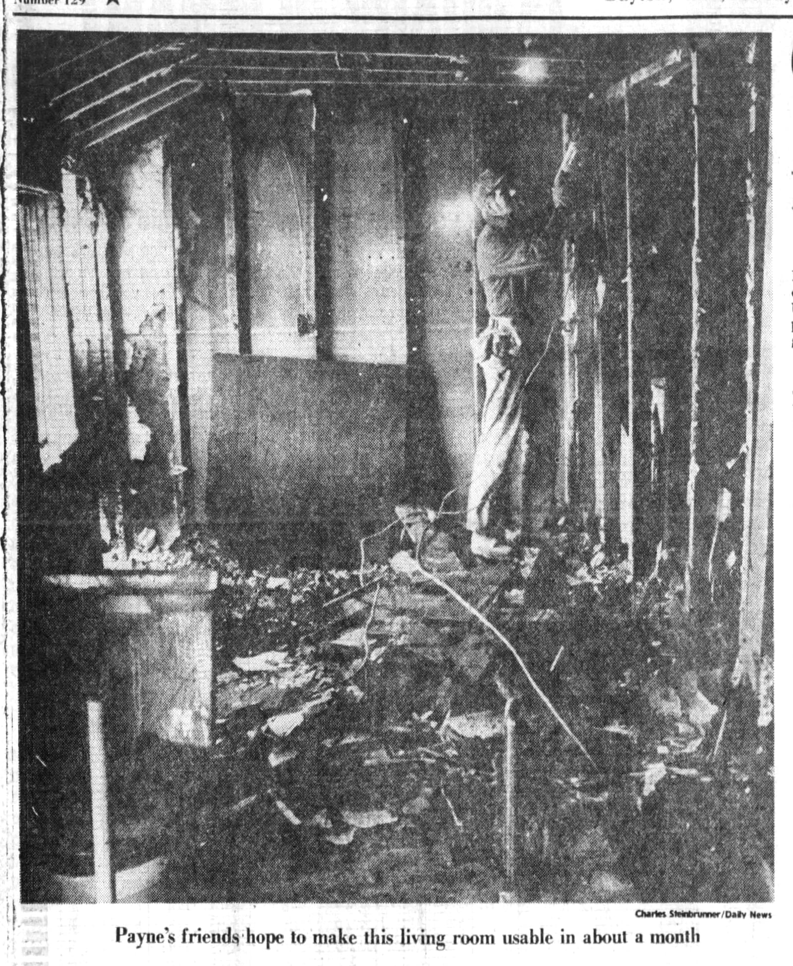 John Payne of Tipp City lost just about everything he owned when his home was burned out by a fire in 1976. DAYTON DAILY NEWS ARCHVIES