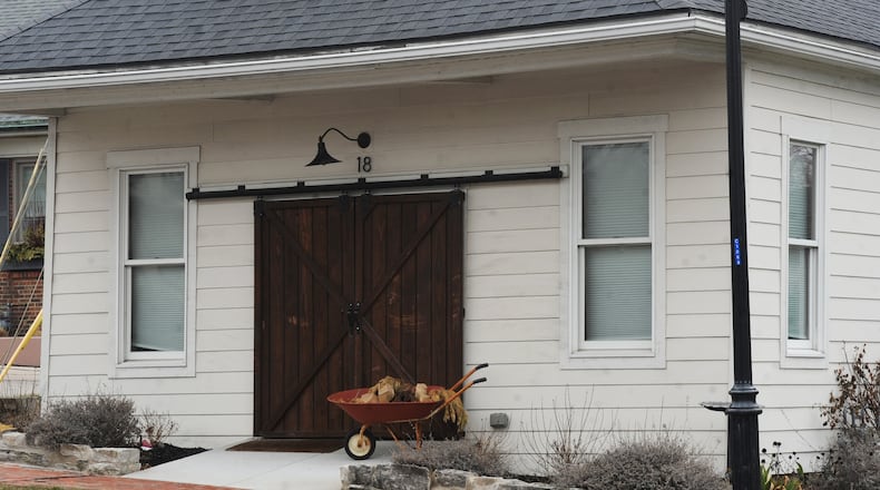 Centerville City Council voted to greenlight new short-term rentals for its Uptown area, but sunset them for the rest of the city by spring 2025. Pictured is the Carriage House in Historic Uptown Centerville, a short-term rental on South Main Street that is listed on Airbnb. MARSHALL GORBY/STAFF