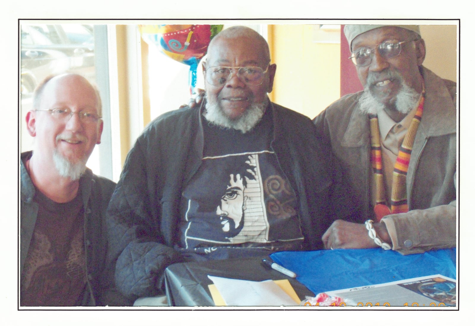 This photo was taken at an exhibition in honor of Curtis Barnes, Sr.'s 75th birthday. Pictured (left to right) are David Crowell, Barnes and Bing Davis.
CONTRIBUTED